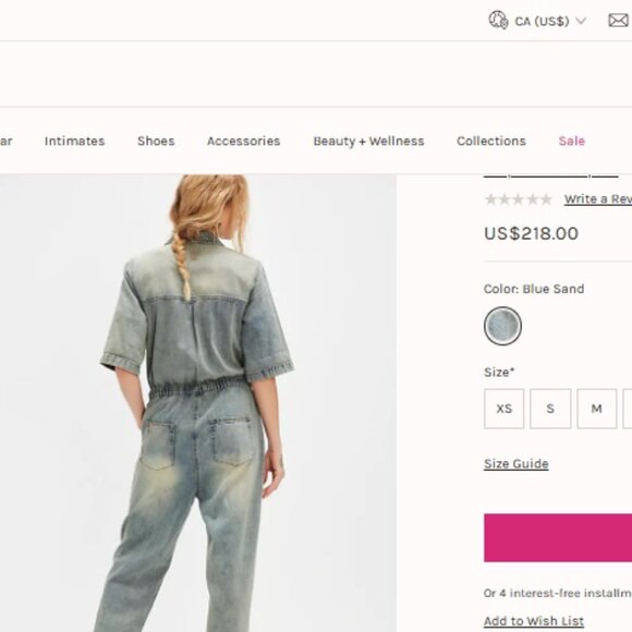 New Denim Jumpsuit Boiler Suit- The Veronica Style Size L XL - Picture 3 of 10